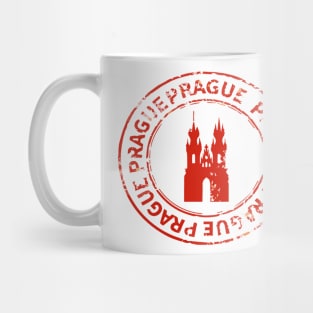 praque stamp t-shirt Mug